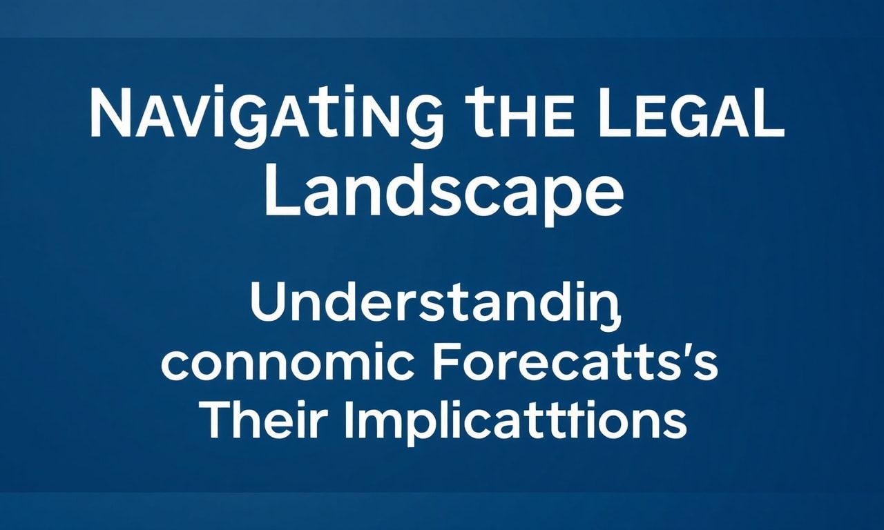 Navigating the Legal Landscape: Understanding Economic Forecasts and Their Implications