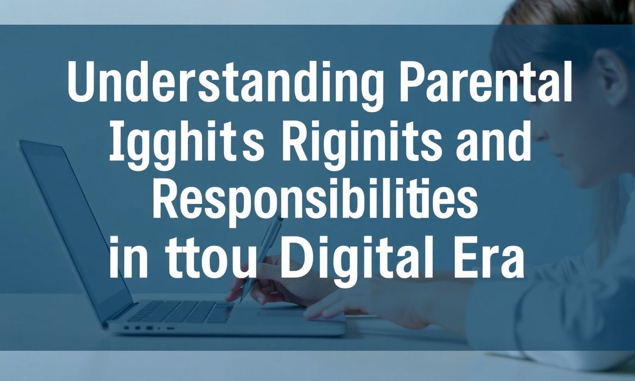 Understanding Parental Rights and Responsibilities in the Digital Age